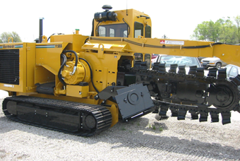 Trenching Equipment with Heavy Duty Sprockets