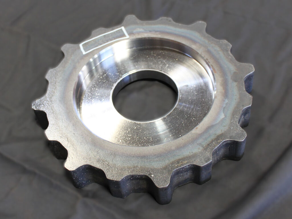 Engineered Chain Sprocket with Varied Tooth Height