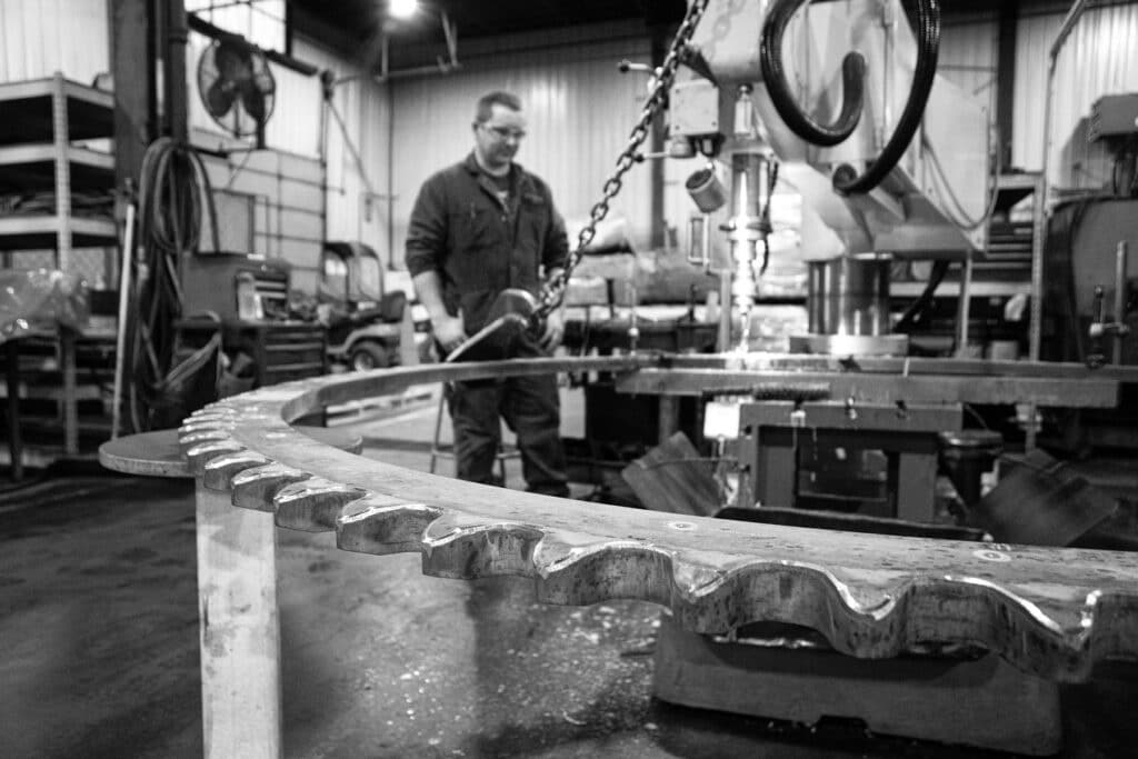 Rotary dryer ring sprockets for agricultural equipment are just one of the many solutions Cogmatic provides to the Ag Industry.